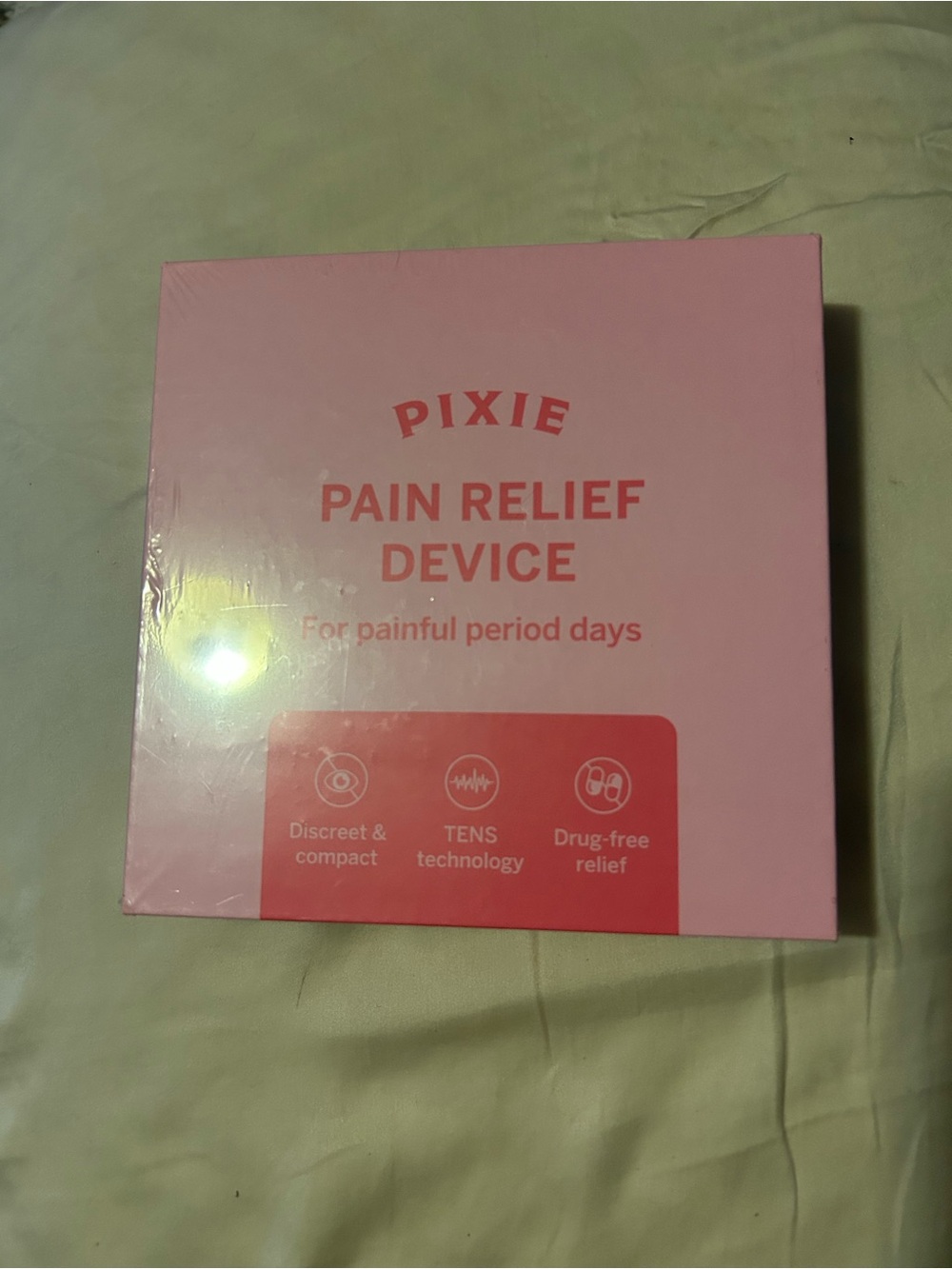 Pixi Pink Pain Relief Device – Portable Period Pain TENS Wearable